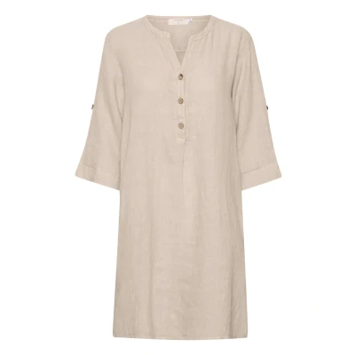 Abbildung von Cream Crbellis Caftan Mollie FIT Freizeitkleid, Damen, Größe: S/M, Crispy sand