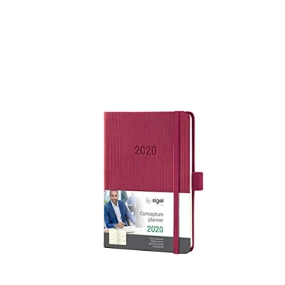 Abbildung von SIGEL C2069 Wochenkalender 2020, ca. A6, Hardcover, rot, Conceptum weitere Modelle