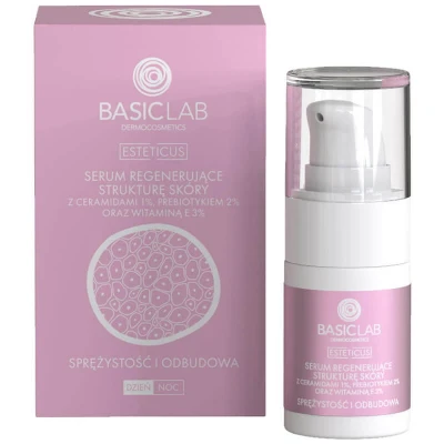 Abbildung von BasicLab Dermocosmetics Regenerierendes und stärkendes Gesichtsserum 15ml Für Frauen Männer, Tag Nacht geeignet Emulgierendes Serum