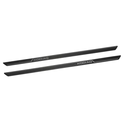 Abbildung von Skoda 57H071303B Einstiegsleisten vorn Türschweller Zierleisten, selbstklebend, mit Kodiaq Schriftzug, schwarz