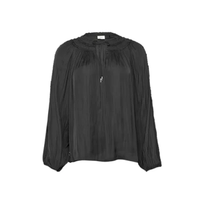 Abbildung von s.Oliver Black Label MIT RÜSCHENDETAILS Bluse, Damen, Größe: 32, Schwarz