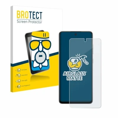 Abbildung von BROTECT Entspiegelungs Schutzglas für Samsung Galaxy A52s 5G Schutz Folie Panzerfolie Glas Matt [Extrem Kratzfest 9H, Anti Reflex, Fingerprint]