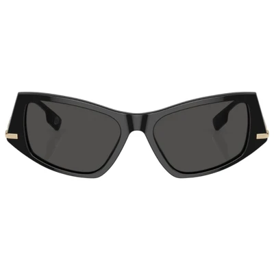 Abbildung von Burberry Unisex Sonnenbrille, Damen, Größe: 52, Black