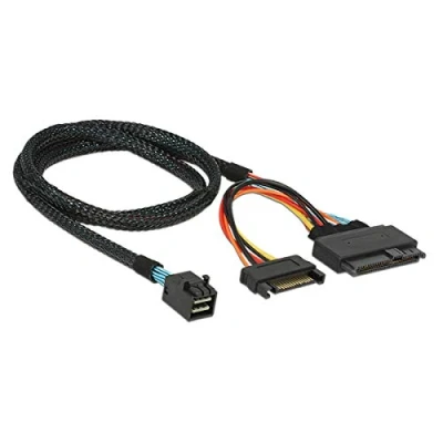 Abbildung von Cablecc U.2 U2 SFF 8639 NVME PCIe SSD Kabel für Mainboard Intel 750 p3600 p3700 M.2 8643 Mini SAS HD