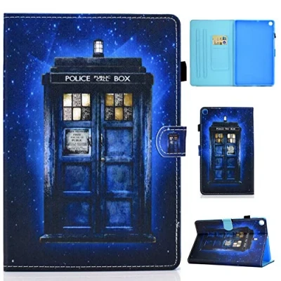 Abbildung von Lspcase Hülle für Samsung Galaxy Tab S5e 10.5 Zoll SM T720 T725 Schutzhülle PU Leder Flip Tasche Case Smart Lederhülle mit Stifthalter, Stand und Auto Schlaf/Wachen Funktion Etui Polizeikasten
