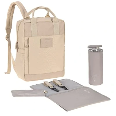 Abbildung von LÄSSIG Wickelrucksack Green Label, Vividal, humus, zum Teil aus recyceltem Material