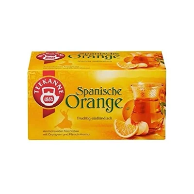 Abbildung von Teekanne Spanische Orange 50g, 20 Beutel Aromatischer Tee Natürlish Kräutertee 1 Packung