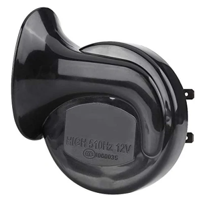 Abbildung von Keenso Motorrad Schneckenhorn, Universal 12V Wasserdichtes Hupe Schneckenhorn 110dB 510HZ Laute Schnecke elektrisch Lufthorn für Auto LKW