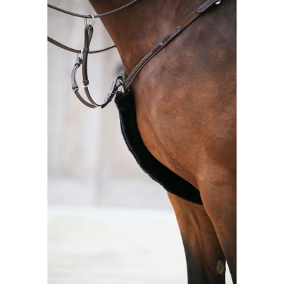 Abbildung von Kentucky Brustgeschirr Schutxbezug Sheepskin Schwarz 60cm