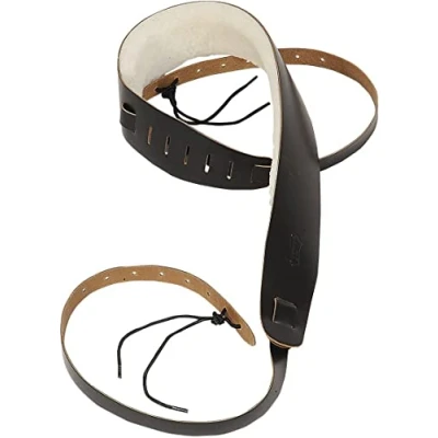 Abbildung von Levy&#039;s PM14 DBR Gitarrengurte 2.5&quot; Leather Banjo Strap Dark Brown