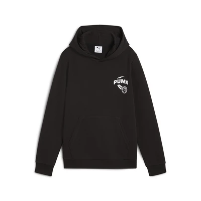 Abbildung von Puma Posterize Youth Kapuzenpullover für Kinder, Größe: 128, Black
