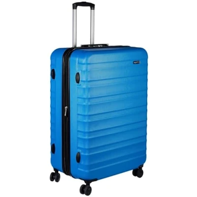 Abbildung von Amazon Basics Hartschalen Koffer 78 cm, Hellblau