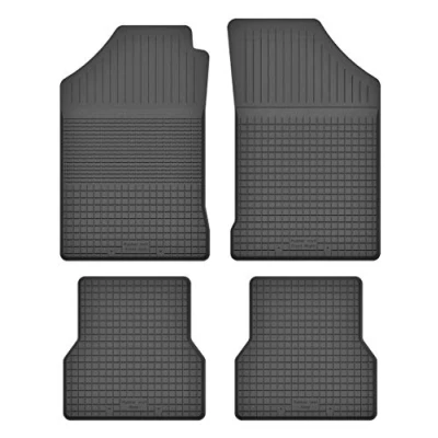 Abbildung von Gummimatten Fußmatten 1.5 cm Rand kompatibel mit Renault Grand Modus (2008 2012) ideal angepasst 4 Teile EIN Set