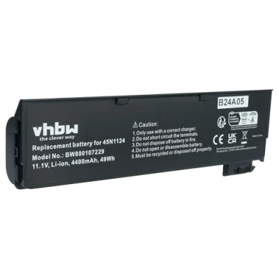 Abbildung von vhbw 1x Akku kompatibel mit Lenovo ThinkPad T440s(20AR001JCD), T440s(20AR0017CD) Notebook (4400 mAh, 11,1 V, Li Ion)
