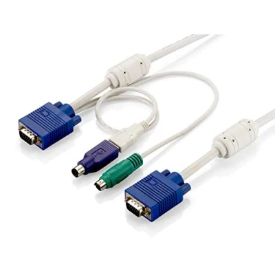 Abbildung von Digital data communication LevelOne ACC 2103 KVM Kabelsatz PS/2+USB 5,