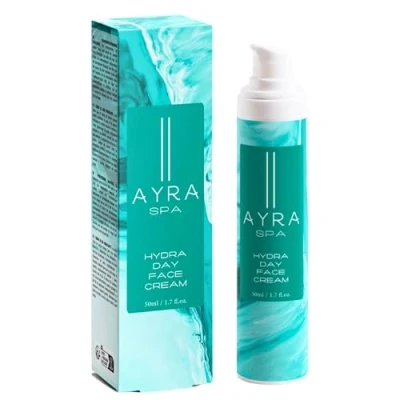 Abbildung von AYRA SPA Hydra Gesicht Tagescreme Mit Hyaluronsäure, Aloe Vera, Bisabolol und Antioxidantien Leichte geschmeidige, feuchtigkeitsspendende Creme für jeden Tag VEGAN &amp; 99% natürlich