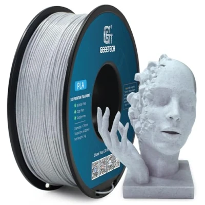 Abbildung von GEEETECH PLA Filament 1.75mm Marble, 3D Drucker 1kg Spool, like Marmor