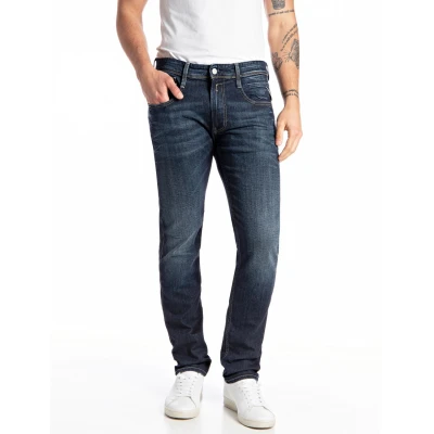 Abbildung von Replay Anbass Pants Jeans Slim Fit, Herren, Größe: 30x34, Dark blue
