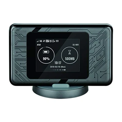 Abbildung von D Link DWR 2101 5G Wi Fi 6 Mobile Hotspot (Portable AX1800 WiFi, Downloadgeschwindigkeit bis zu 1.6 Gbps, Gigabit Port, 14 Stunden Batteriebetrieb, Touch Screen, untersützt alle Netze)