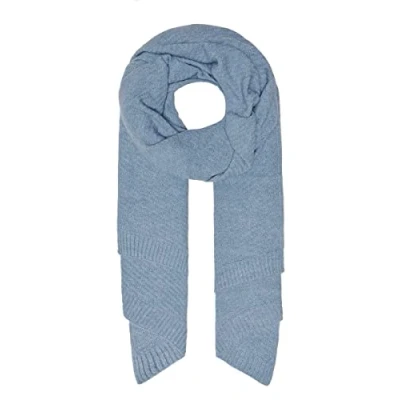 Abbildung von ONLY Damen Onlanelise Life Knit Rib Scarf Cc Schal, Dusty Blue, Einheitsgröße EU