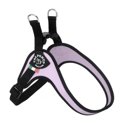 Abbildung von Tre Ponti Geschirr Easy Fit Classic with ADJ. Belly, Farbe:lila/schwarz, Größe:3 44 59 cm/bis 7 kg