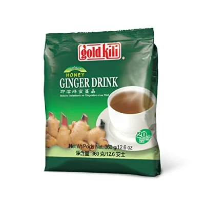 Abbildung von Gold Kili All Natural Instant Caffeine free Ginger Drink, 20 Count Bags (Pack of 3) by [Foods]