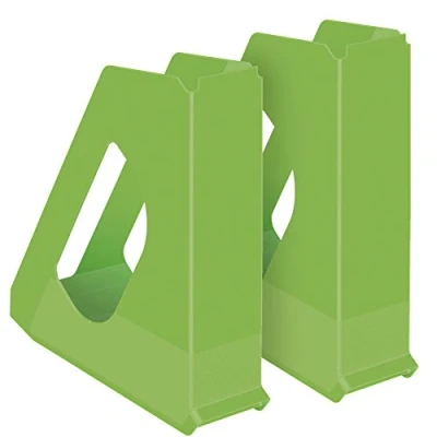 Abbildung von Esselte Stehsammler, A4, 10er Pack, Grün, VIVIDA, Europost, 623938