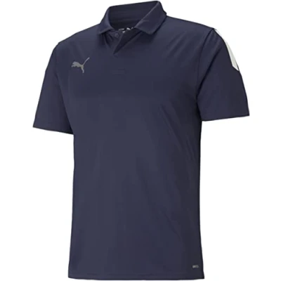 Abbildung von PUMA Herren Teamliga Sideline Polo Poloshirts, Peacoat weiß, XX Large
