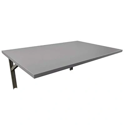 Abbildung von mikon 100x60 Wandtisch Wandklapptisch Küchentisch Schreibtisch Esstisch Klapptisch Kinderschreibtisch Bartisch Computertisch Light Graphite