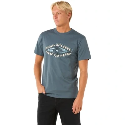 Abbildung von Rip Curl Herren T Shirt Refill Tee, Größe:L, Farben:Pine Night