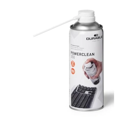 Abbildung von Durable Druckgasreiniger Powerclean 350 (mit praktischem Sprühröhrchen, nicht brennbar) ml, 582919