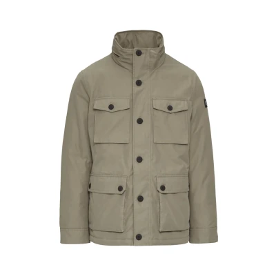 Abbildung von s.Oliver Utilitystil Übergangsjacke, Herren, Größe: Medium, Olivgrün