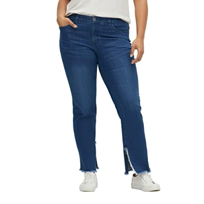 Abbildung von Sheego Jeans Straight Leg, Damen, Größe: 50, Blue denim