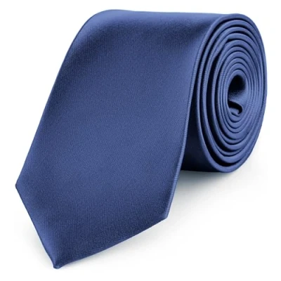 Abbildung von Ladeheid Herren Breite Krawatte KP 8 (150cm x 8cm, Marineblau16)