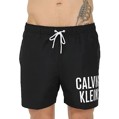 Abbildung von Calvin Klein Swimwear Medium Drawstring Badeshorts für Kinder, Größe: 152 164, Black