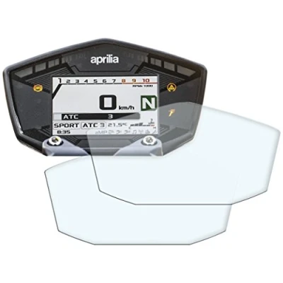 Abbildung von Speedo Angels 2 x Aprilia Shiver 900 Displayschutzfolie Tachoschutzfolie Screen Protector Anti Glare