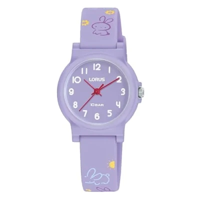 Abbildung von LORUS Quarzuhr, Armbanduhr, Kinderuhr, bis 10 bar wasserdicht, Schulanfang, Geschenk