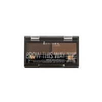 Abbildung von Rimmel London Brow This Way Sculpting Kit 003 Dark Brown