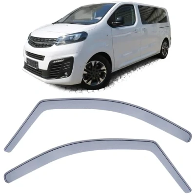 Abbildung von Windabweiser Regenabweiser Windschutz Schwarz Smoke für Vivaro Zafira Life ab 19