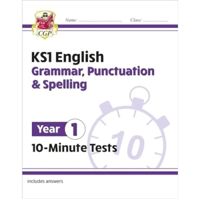 Abbildung von KS1 Year 1 English 10 Minute Tests: Grammar, Punctuation &amp; Spelling (CGP English)