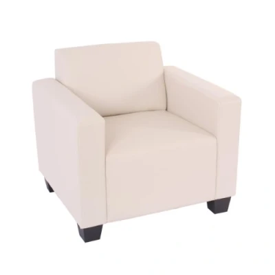Abbildung von Modular Sessel Loungesessel Lyon, Kunstleder Creme