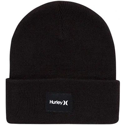Abbildung von Hurley Men&#039;s Winter Hat Seaward Patch Cuffed Beanie, Size One Size, Brown
