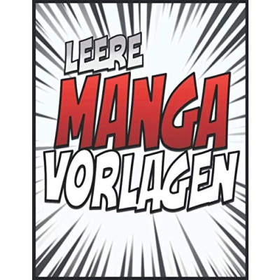 Abbildung von Leere Manga Vorlagen 100 Seiten Din A4: Geschenke für Studenten und Abschied Kollegin Kreiere Deinen Eigenen Erwachsene, Jugendliche Kinder Blanko Comic Buch 28