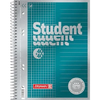 Abbildung von Brunnen Collegeblock Duo 40+40 A5 Lin.21+22 90g Premium (10)