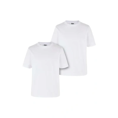 Abbildung von Urban Classics TEE 2PACK Tshirt basic für Kinder, Größe: 122/128, white