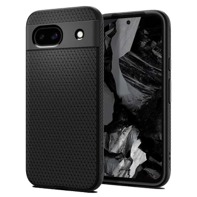 Abbildung von Spigen Liquid Air TPU Back Cover Schwarz Google Pixel 8a