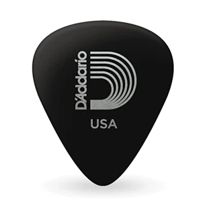 Abbildung von D&#039;Addario Planet Waves 1CBK2 25 Picks Classic Celluloid Black Standard Shape in Light