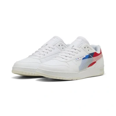 Abbildung von Puma BMW M Motorsport RBD GAME Sneakers MIT Niedrigem Profil Sneaker low whitepop red, Größe: 47, White pop red Kunststoff/textil