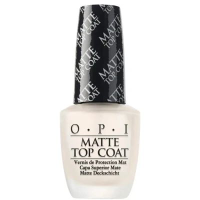 Abbildung von OPI Nail Lacquer Matte Top Coat Durchsichtiger Überlack mit bis zu 7 Tagen Halt Mattes Fini