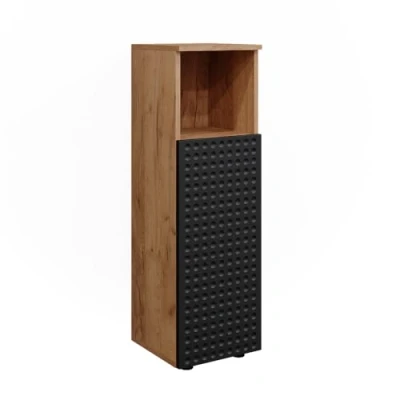 Abbildung von Vicco Midischrank Irma, Goldkraft Eiche/Anthrazit, 30 x 95 cm